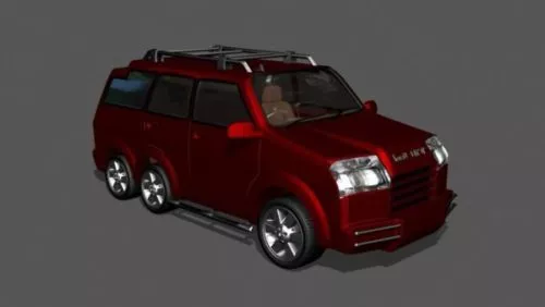 Tcp Suv Car 3d model Tcp Suv Car 3d model