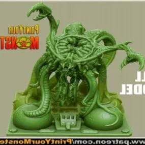 Tentacle Monster Character Sculpt 3d model