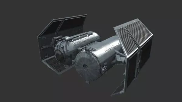 Scifi Space Satellite 3d model
