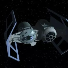 Tie Bomber Aircraft 3d model