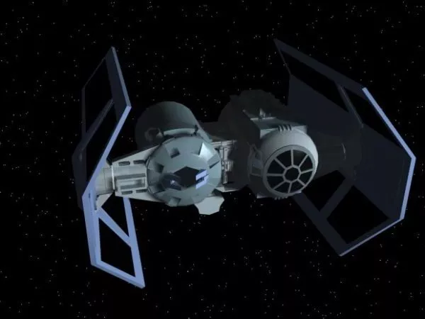 Tie Bomber Aircraft 3d model Tie Bomber Aircraft 3d model