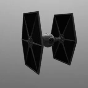Tie Fighter Spaceship 3d model