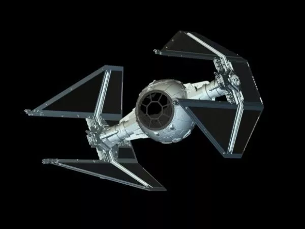 Tie Interceptor Spaceship 3d model Tie Interceptor Spaceship 3d model
