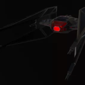 Silencer Spaceship Design 3d model