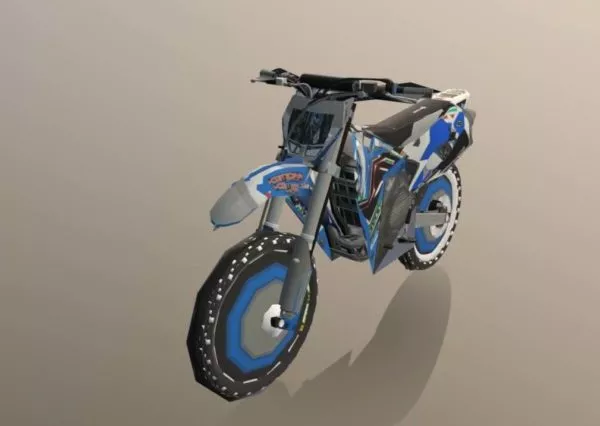 Creative Scooter Bike 3d model