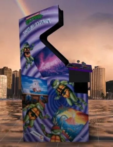 Turtles In Time Upright Arcade Game Machine 3d model Turtles In Time Upright Arcade Game Machine 3d model