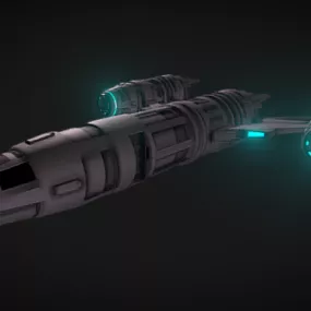 Guardian Starfighter Spaceship 3d model