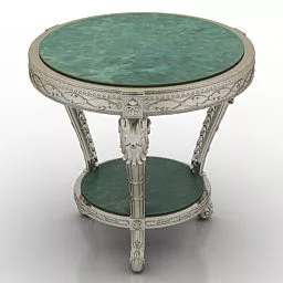 Round Table Stool Bonora Design 3d model