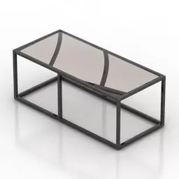 Living Room Table City 3d model