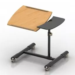 Music Table Note Furniture 3d model