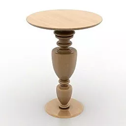 Wooden Round Table Zanotta Doris 3d model Wooden Round Table Zanotta Doris 3d model