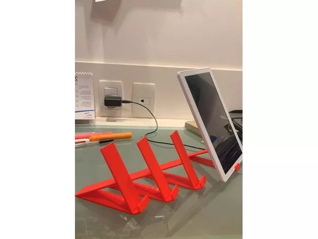 Printable Tablet Support 3d model Printable Tablet Support 3d model