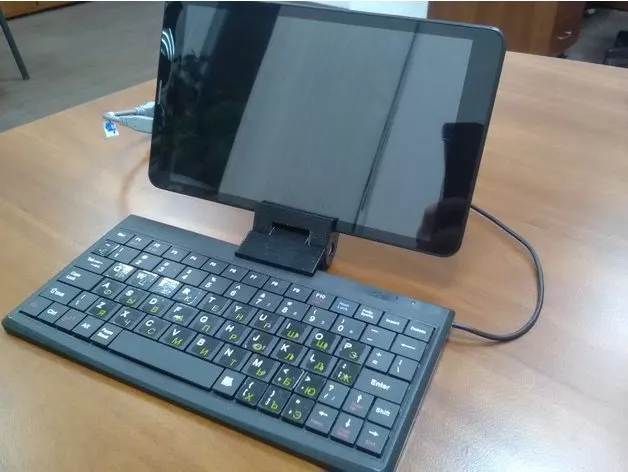 Tablet With Tablet Gadget 3d model