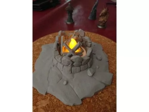 Campfire Scene 3d model Campfire Scene 3d model