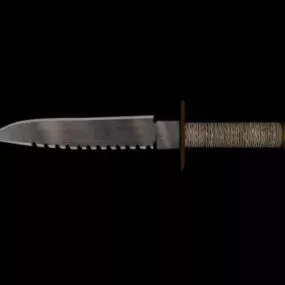 Tactical Knife Weapon 3d model