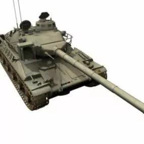 French Tank Amx 30 3d model