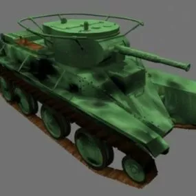 Bt5 Vintage Tank 3d model