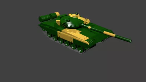 Soviet Apc Vehicle Btr80 3d model