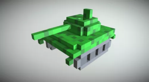 Us Tank Weapon 3d model