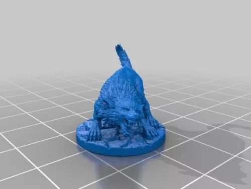 Scary Wolf 3d model