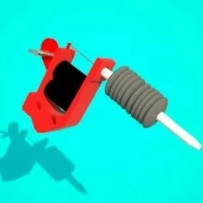 Tattoo Gun Design 3d model