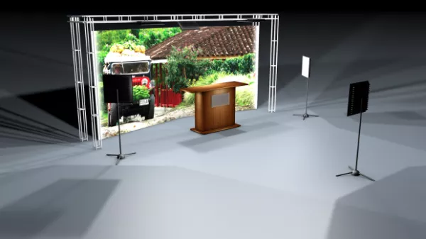 Television Furniture Set Scene 3d model Television Furniture Set Scene 3d model