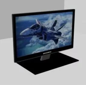 Old Small Televison 3d model
