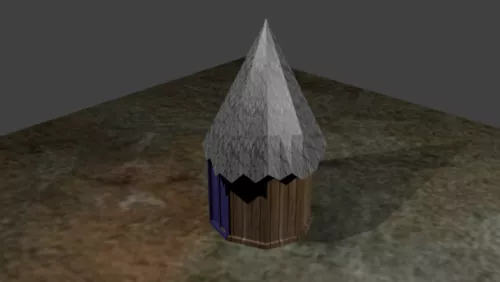 Tent Structure 3d model