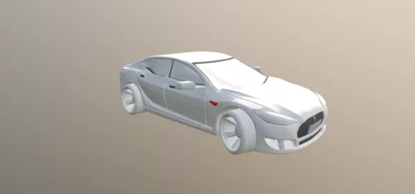 Tesla Car Model S Black 3d model Tesla Car Model S Black 3d model