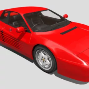 Testarossa Car 3d model