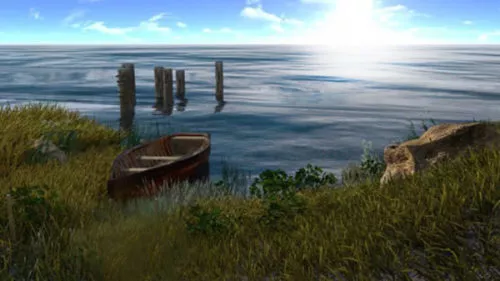 Canoe Boat 3d model