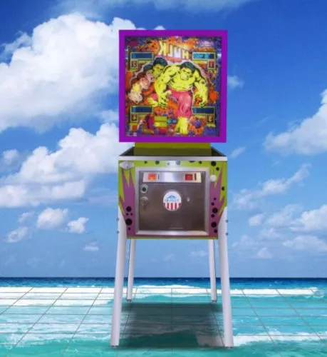 The Hulk Game Pinball Machine 3d model The Hulk Game Pinball Machine 3d model