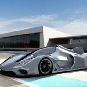 Le Mans Car 3d model