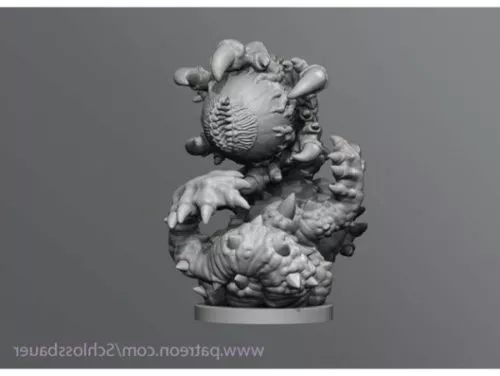 Sightless Eye Character Sculpt 3d model Sightless Eye Character Sculpt 3d model