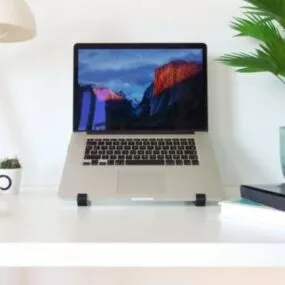 Printable Geometric Stand Macbook Pro 3d model
