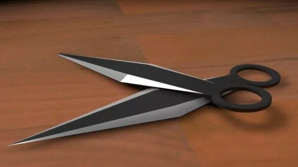 Survival Knife Equipment 3d model