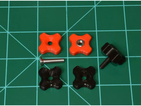 Steel Bolt With Nut 3d model