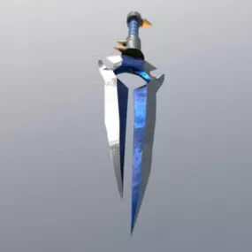 Thunder Fury Sword Weapon 3d model