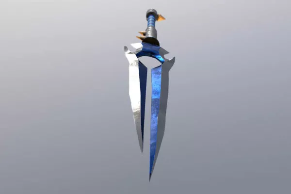 Thunder Fury Sword Weapon 3d model Thunder Fury Sword Weapon 3d model