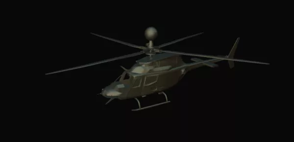 Sikorsky S76 Helicopter 3d model