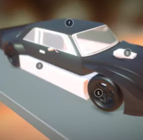 Torino Police Car 3d model