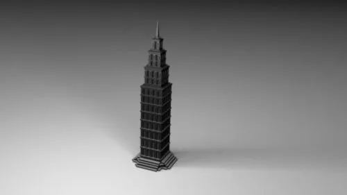 Western Ancient Tower 3d model Western Ancient Tower 3d model