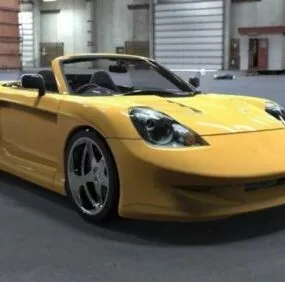 Toyota Mrs Sport Car 3d model