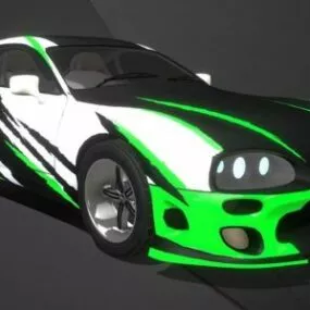 Toyota Supra Car 3d model