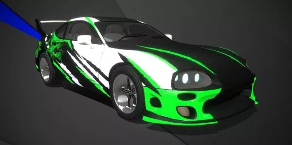 Toyota Supra Car 3d model Toyota Supra Car 3d model