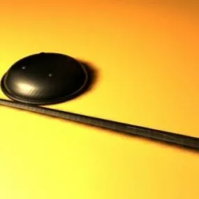 Weapon Indian Sword With Shield 3d model