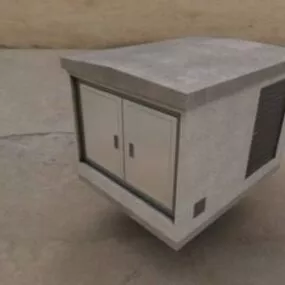 Trafo Station Management House 3d model