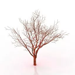 Tree With Lamps Decoration 3d model Tree With Lamps Decoration 3d model