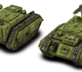 Trojan Imperial Guard Tank 3d model