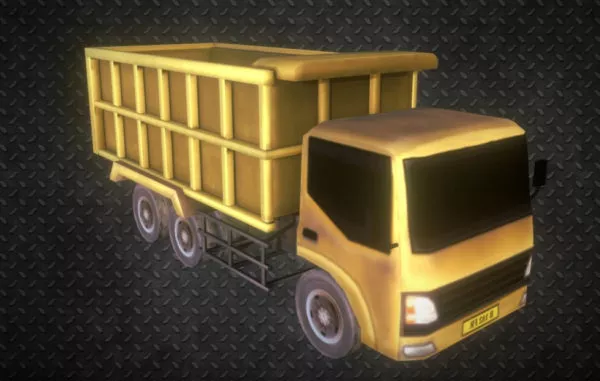 Truck Trash 3d model Truck Trash 3d model
